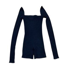 Are You Am I Anke Romper in Black